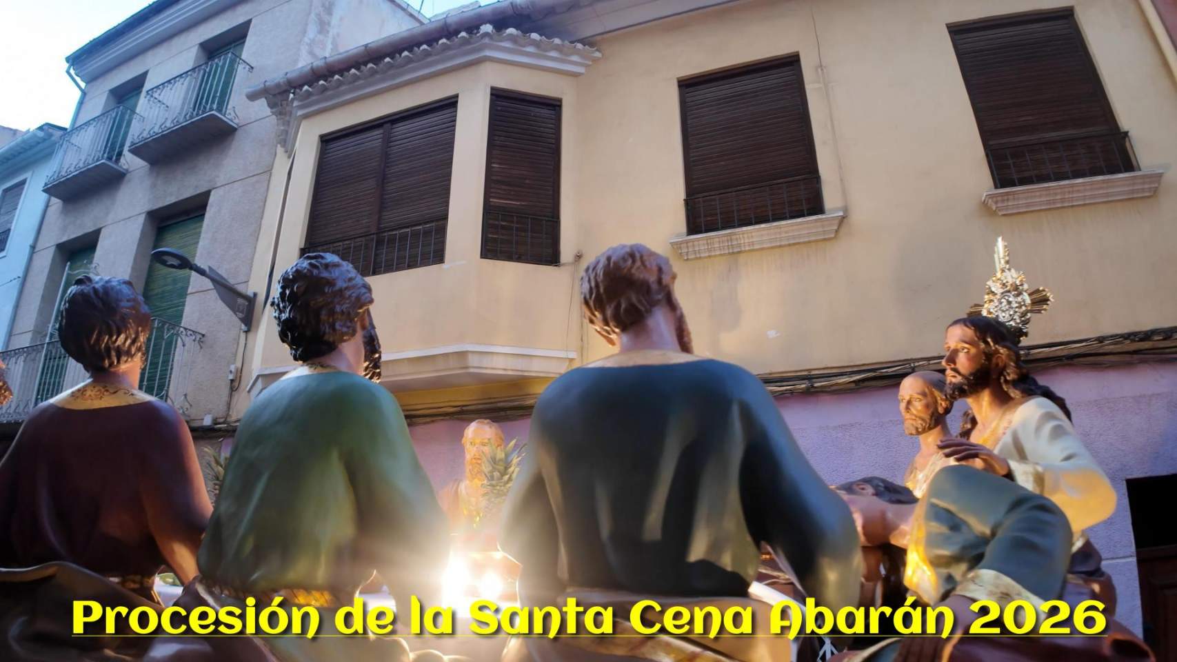 Procesión de la Santa Cena en la Semana Santa de Abarán 2026