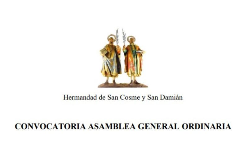 La Hermandad de San Cosme y San Damián celebra su asamblea anual