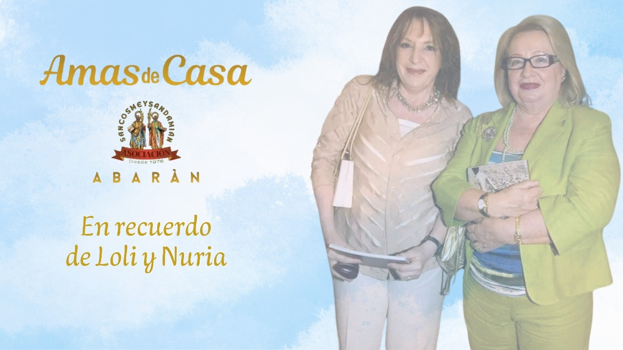 Abarán rinde un emotivo homenaje a Loli y Nuria, históricas de las amas de casa