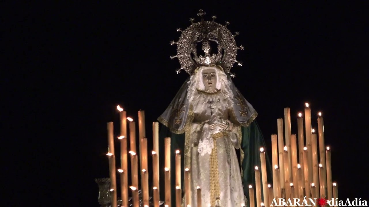 Momentos finales de la Procesión de El Prendimiento en la noche del Martes Santo