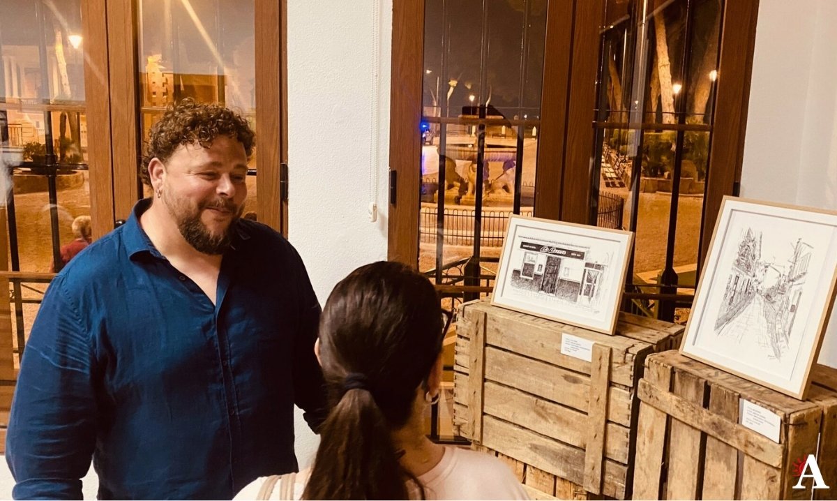 Josu M. Lozano lleva Abarán al papel con su exposición de dibujos en tinta