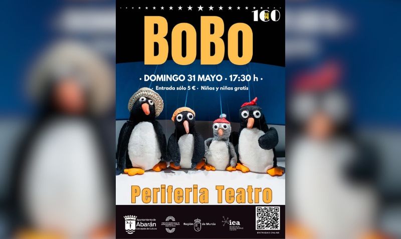 “BoBo” trae el teatro de títeres al Cervantes el próximo 31 de mayo