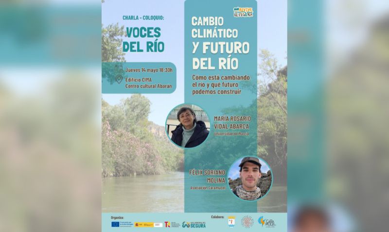 Abarán acoge una charla sobre el futuro del río Segura dentro del ciclo “Voces del río”
