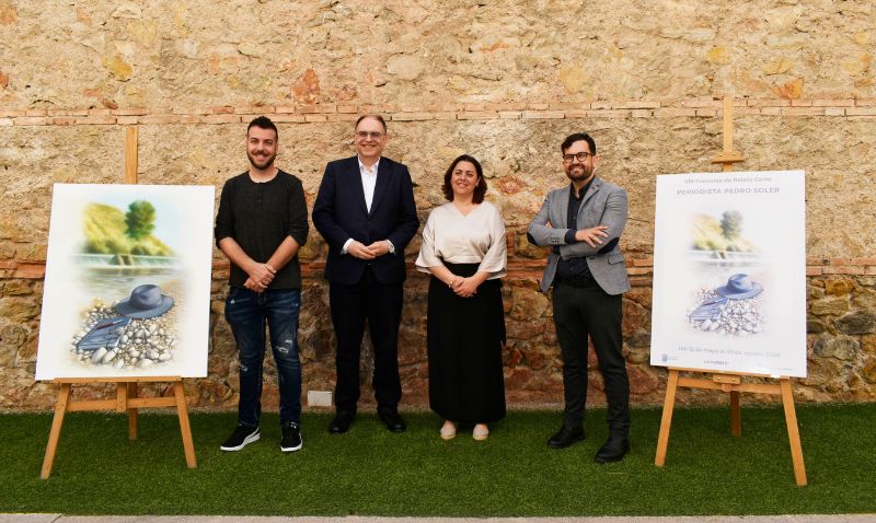 El abaranero Antonio Carrasco ilustra el cartel anunciador del VIII Concurso de Relato Corto Periodista Pedro Soler