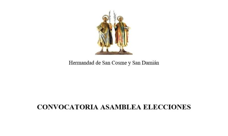 La Hermandad de San Cosme y San Damián celebra elecciones con candidatura única