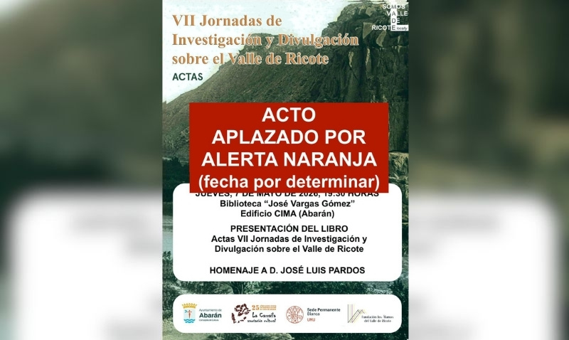 La Carraila aplaza el acto de presentación del libro de actas programado para esta tarde