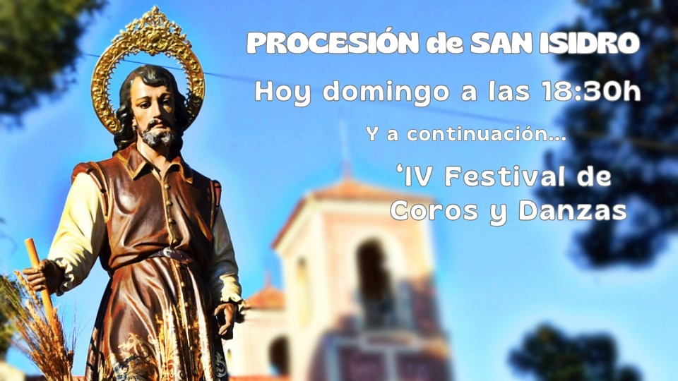 La Hermandad de San Isidro Labrador y su imagen titular desfilan esta tarde en Abarán