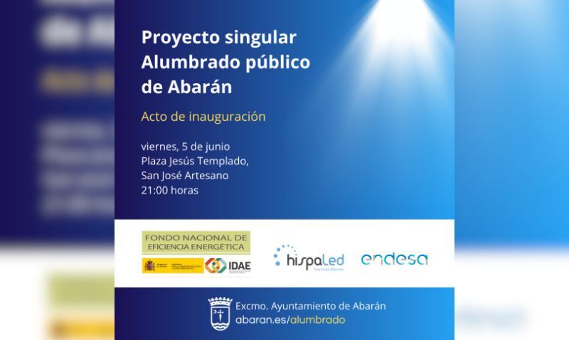 Abarán estrena una red de alumbrado más eficiente, sostenible e inteligente