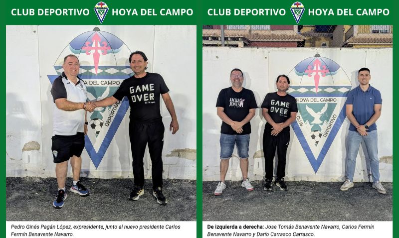 Carlos Fermín Benavente asume la presidencia del CD Hoya del Campo