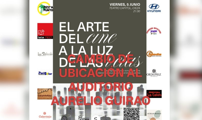 El Auditorio 'Aurelio Guirao' de Cieza vivirá una noche de cine a la luz de las velas