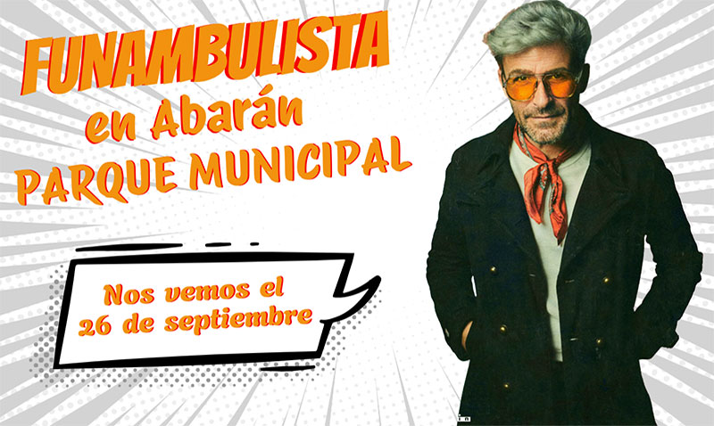 Funambulista y sus grandes éxitos llegan esta noche al Parque Municipal de Abarán
