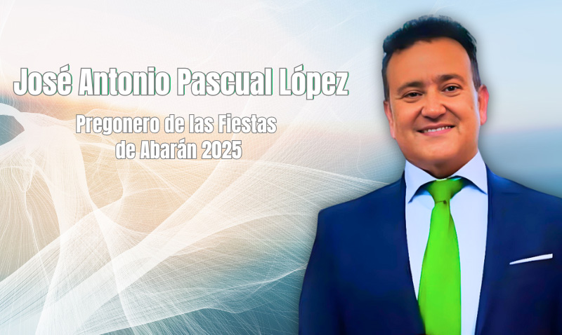 José Antonio Pascual López pronuncia hoy el Pregón de las Fiestas de Abarán 2025