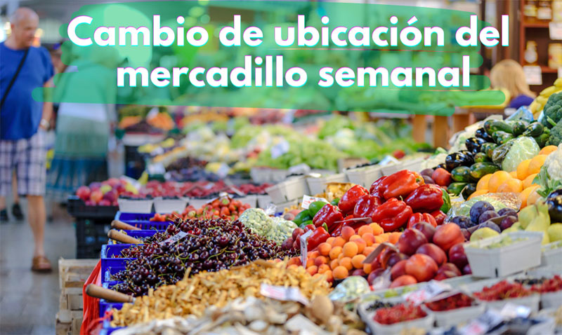 El mercado semanal de bajo Solana se traslada a la calle Molino de la Encomienda