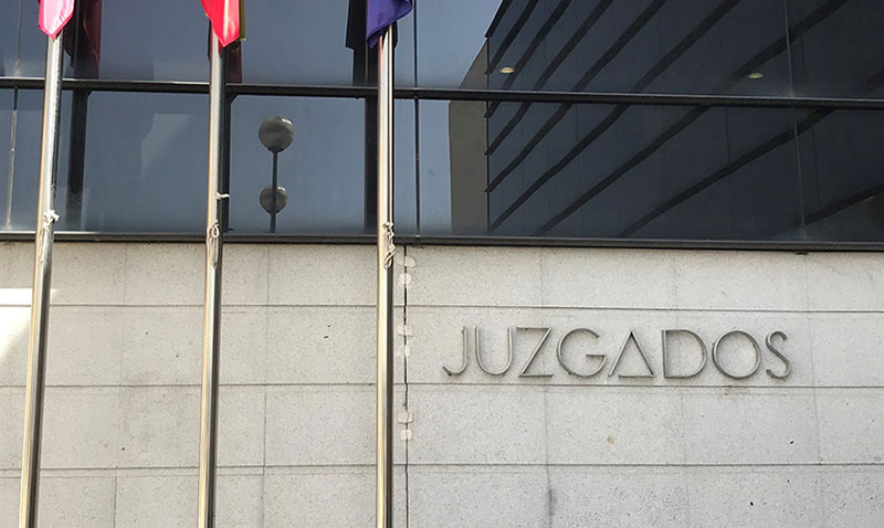 Fachada principal de los Juzgados de Cieza