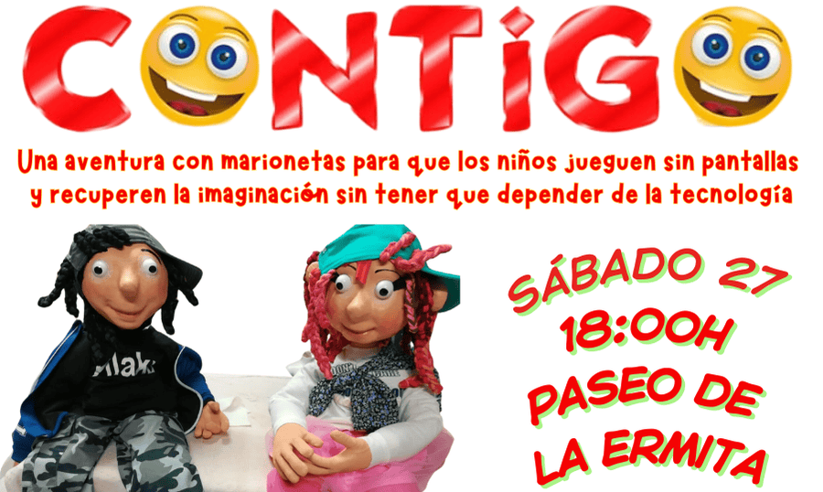 Un espectáculo de marionetas para fomentar el juego infantil sin tanta tecnología