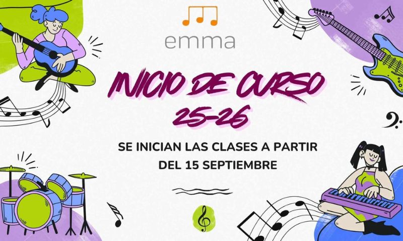 Las clases en el Escuela de Música de Abarán (EMMA) comenzarán el 15 de septiembre