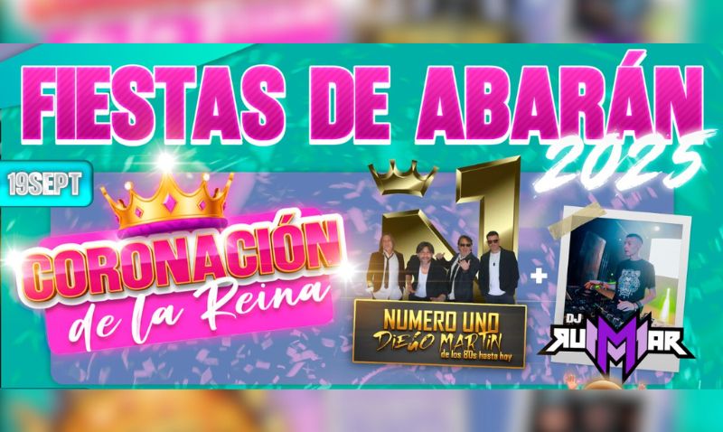 Abarán vive esta noche la coronación de su Reina de las Fiestas 2025
