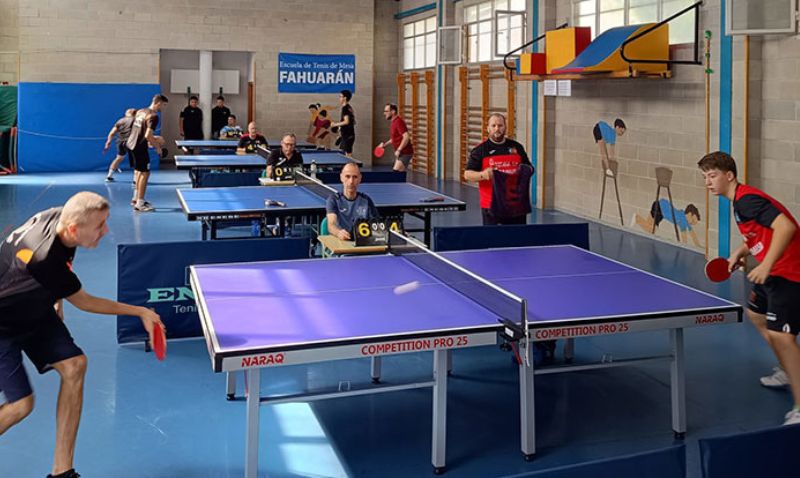 El II Open de Tenis de Mesa Feria y Fiestas de Abarán se celebrará los próximos días 27 y 28