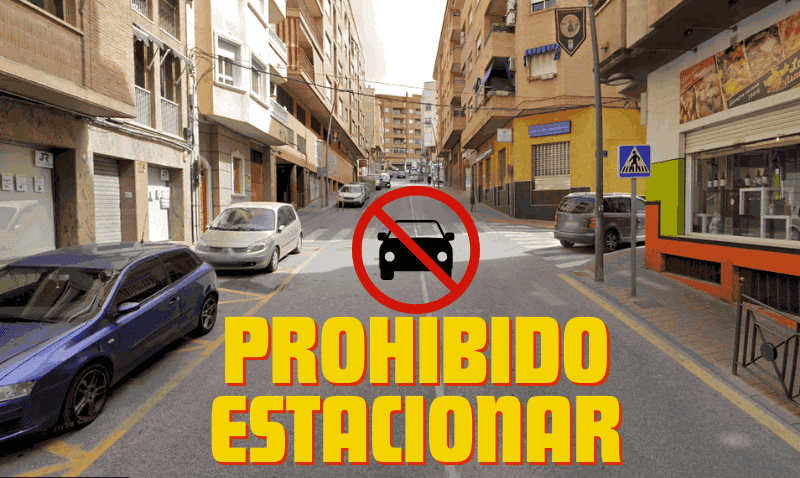 Se prohíbe el estacionamiento en parte de la Avda. Constitución este jueves por la noche