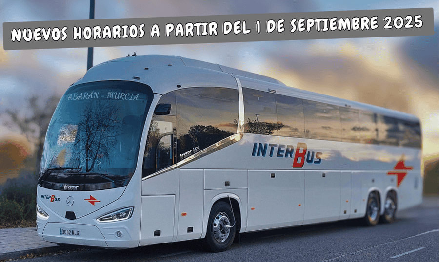 Nuevos horarios desde el 1 de septiembre