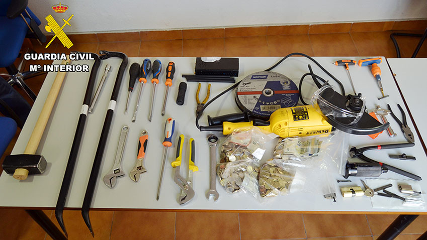 Una operación iniciada en Cieza desmantela un grupo de ladrones afincado en Madrid