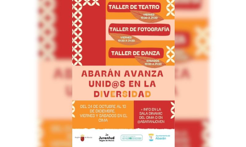 La Concejalía de Juventud lanza el proyecto “Abarán Avanza Unidos en la Diversidad”