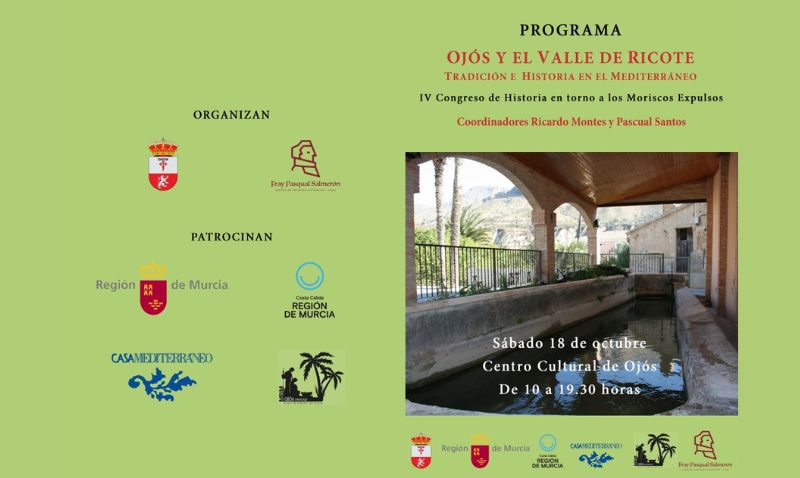 Ojós acogerá el IV Congreso de Historia sobre los moriscos expulsos del Valle de Ricote