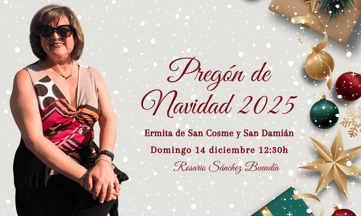 Rosario Sánchez Buendía (Rosarito) será la pregonera de la Navidad 2025 en Abarán