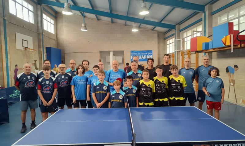 El Colegio Fahuarán TM devuelve la emoción del tenis de mesa a Abarán tras 13 años