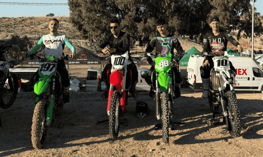 Amplia y destacada representación abaranera en el Campeonato de España de Motocross