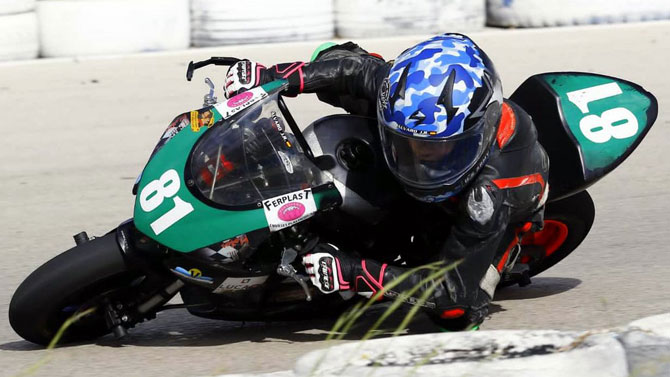 Álvaro en plena competición (Foto: PJ Vallespi)