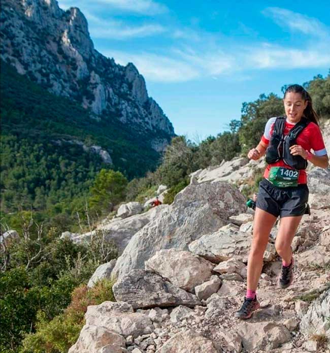 Fátima en una de sus últimas competiciones