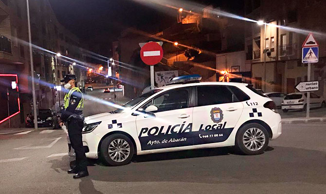 Imagen de un control policial