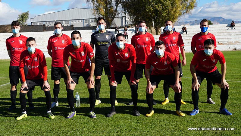 Primer once titular del Abarán CF en esta temporada