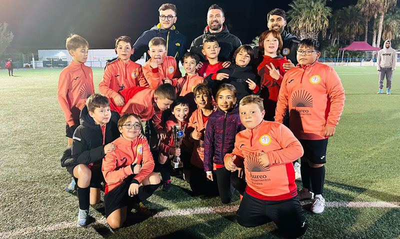 El CF Abarán Promesas campeón benjamín