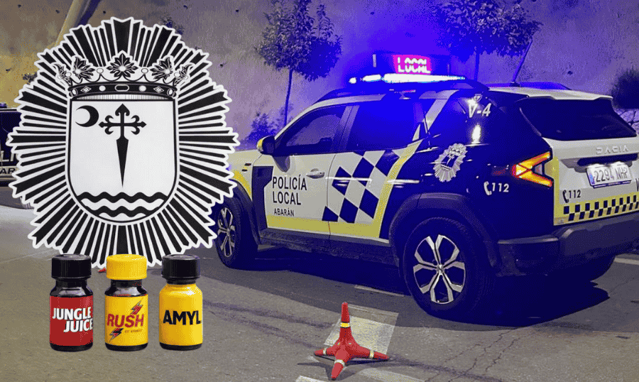 Policía Local interviene unos poppers en las actuaciones de prevención del fin de semana