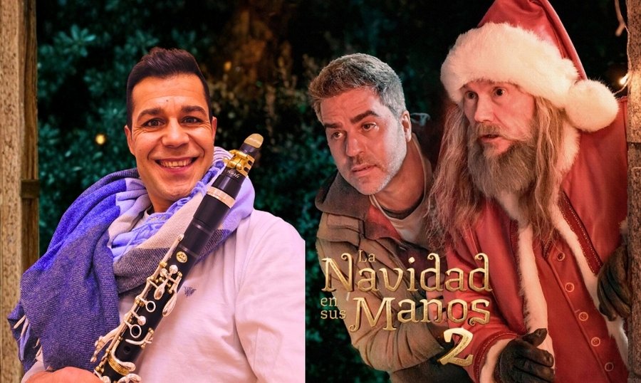 Un abaranero pone su clarinete al servicio de la última película de Santiago Segura