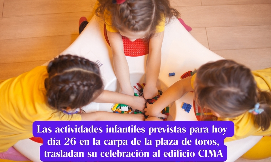 Todas las actividades infantiles a celebrar en Abarán se trasladan al edificio CIMA