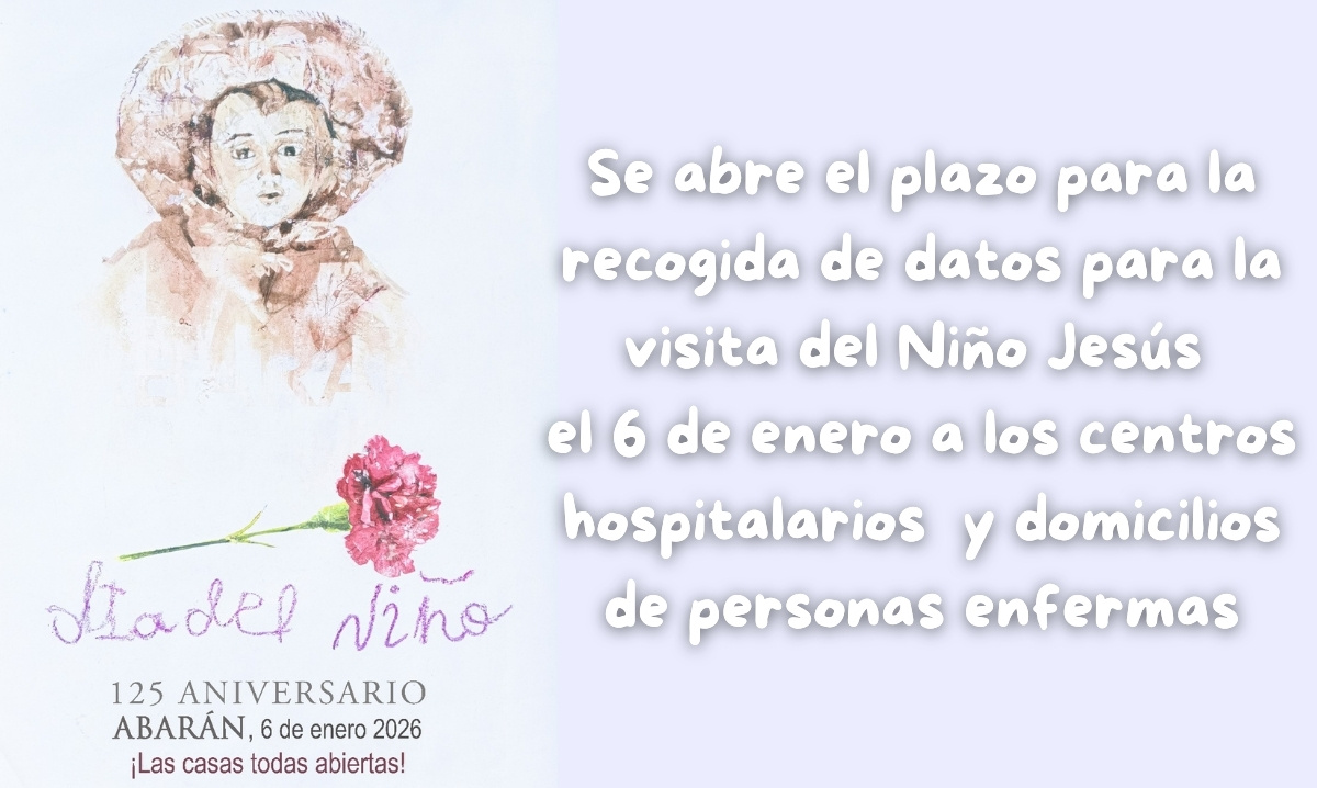 Visita del Niño Jesús a los hospitales y domicilios de personas enfermas