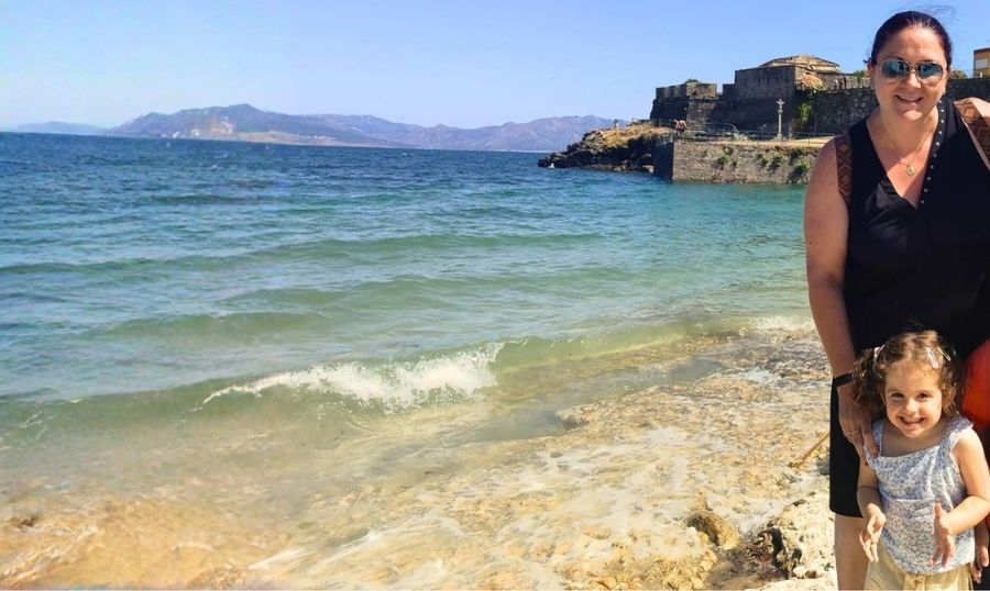 Dos familias de Abarán se encuentran por casualidad en el Fin de la Tierra (Finisterre)