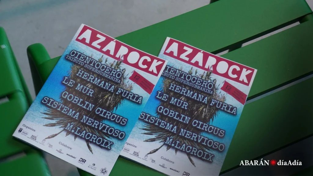 cartel azarock folletos
